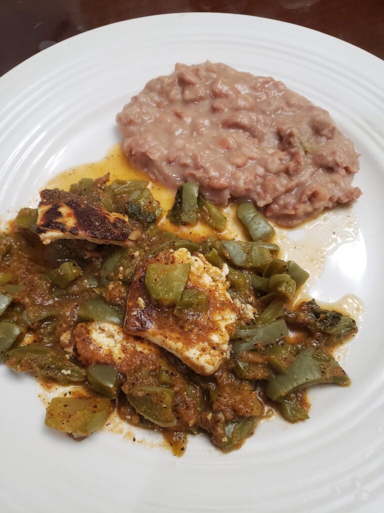 Cooked nopales 🌵 for the first time!