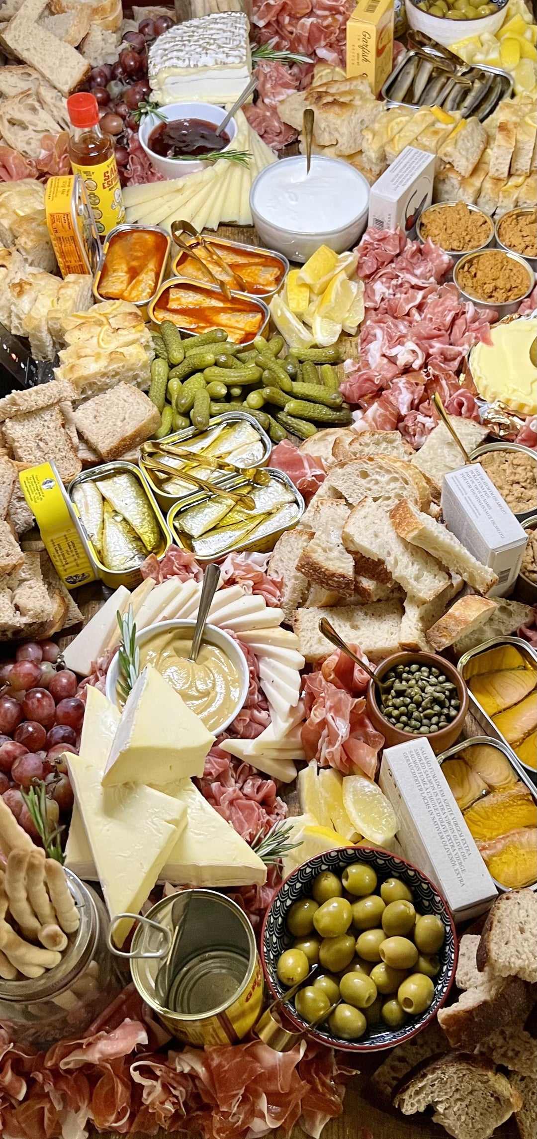 Tinned fish & Cheese? Yes please! I hosted a tinned fish/cheese/natural