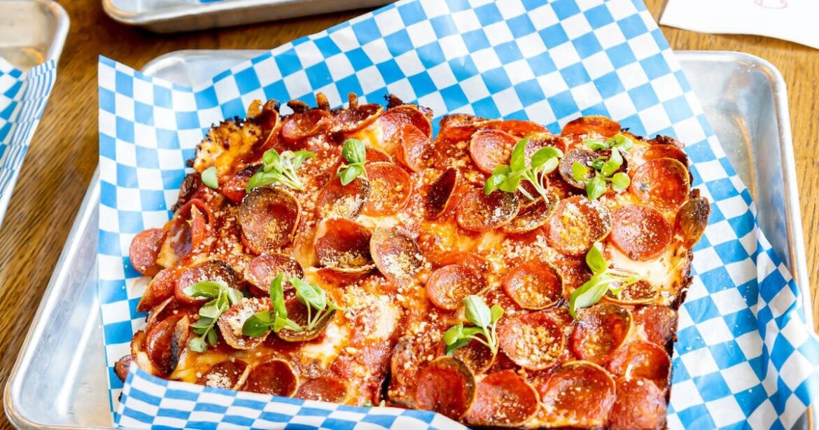 Oswald's Pizza goes from home-based pandemic startup to brick-n-mortar at Chef's Hall - featuring focaccia-based Classic Pepperoni, Truffle Shuffle, and Mac Daddy pies