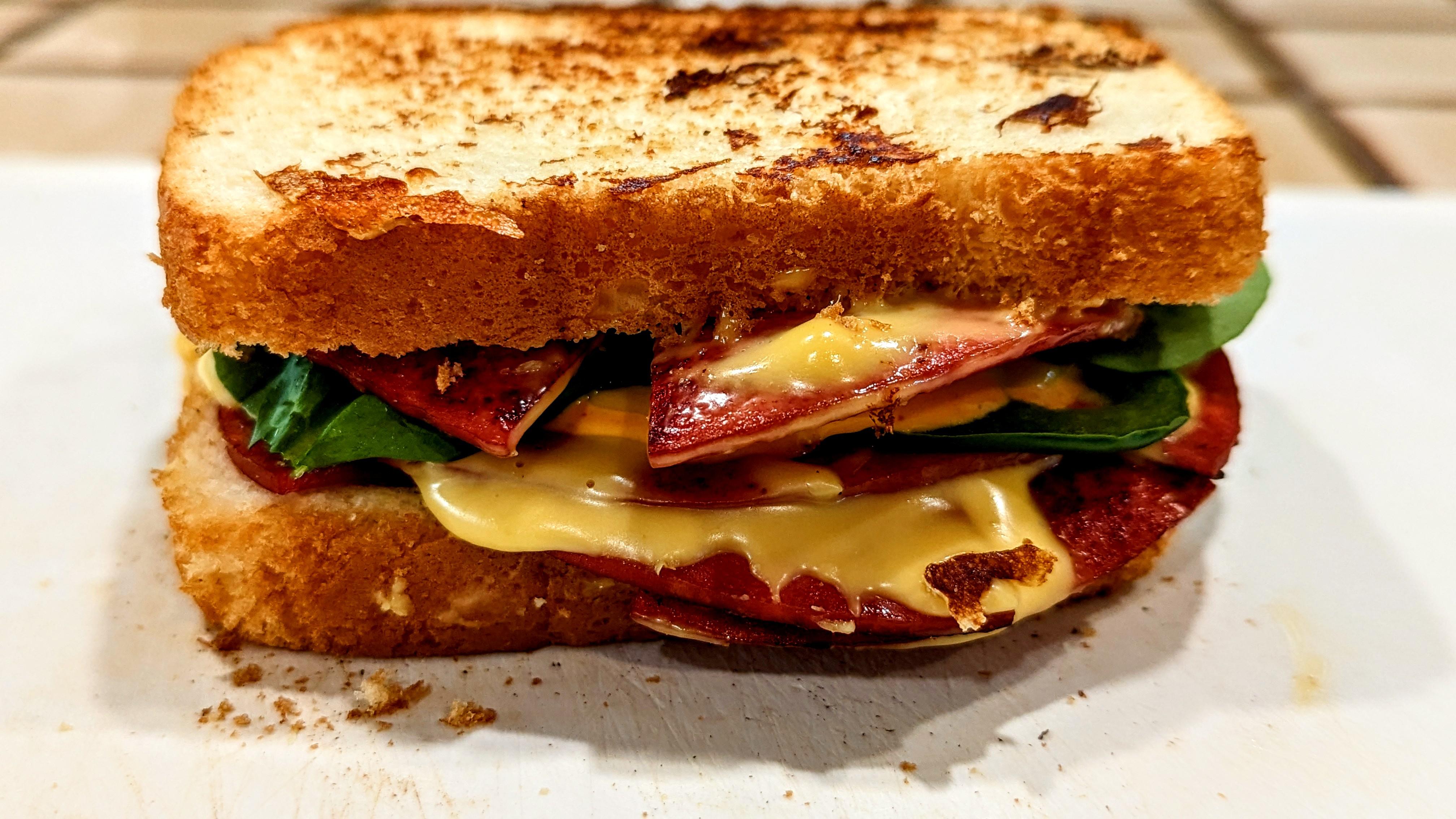 Bologna sandwich Dining and Cooking