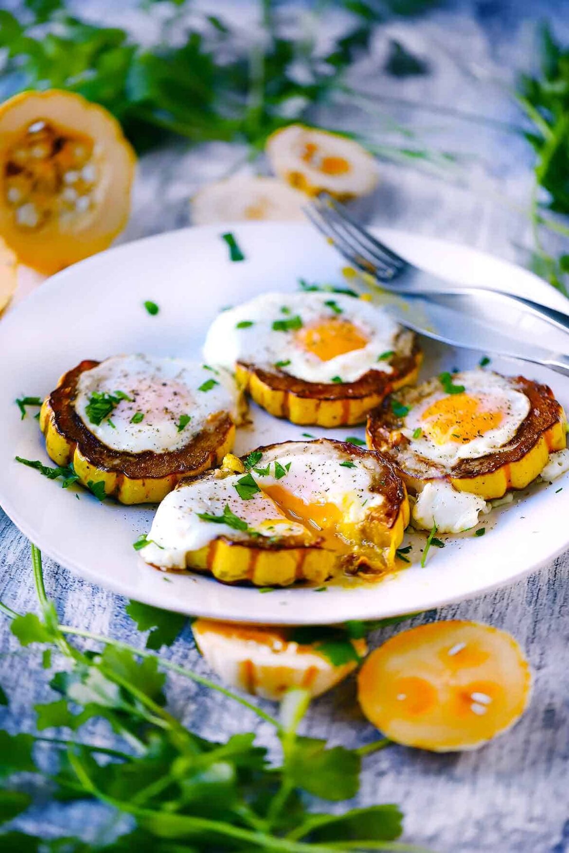 Delicata Squash Egg Cups