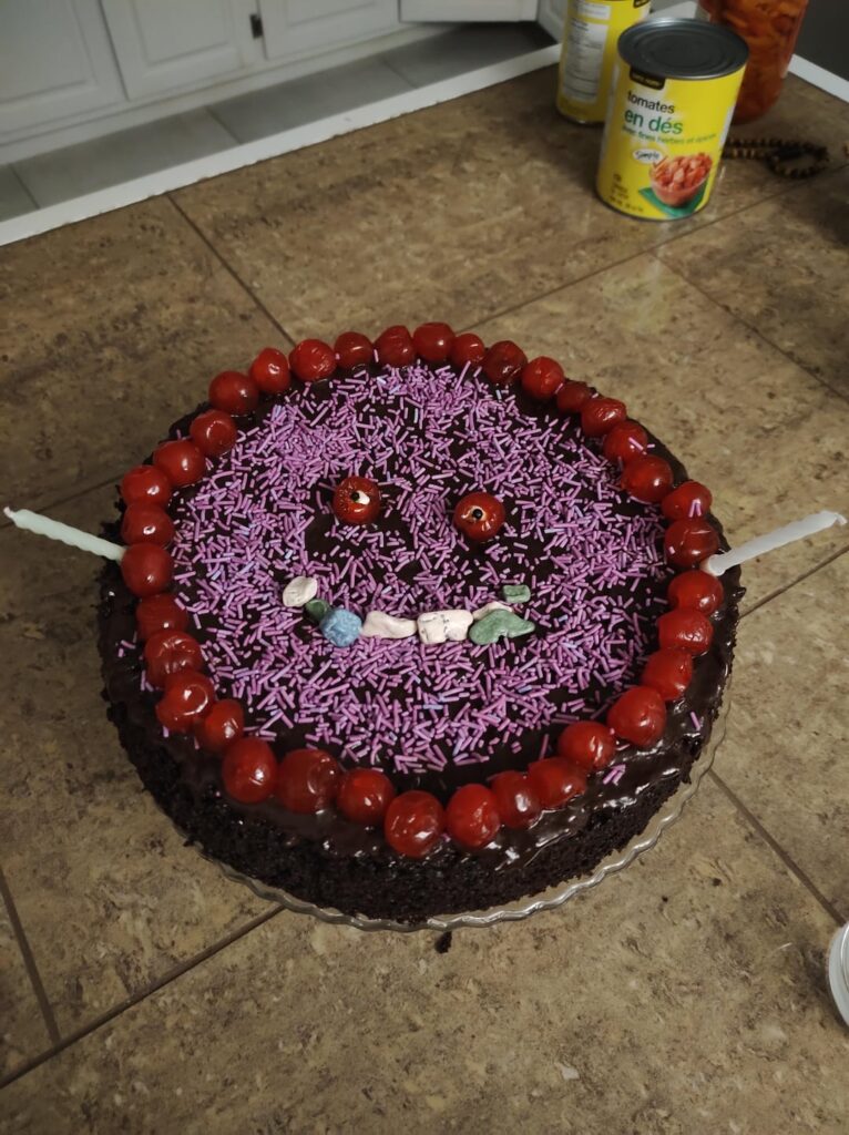 I think my cake is possessed