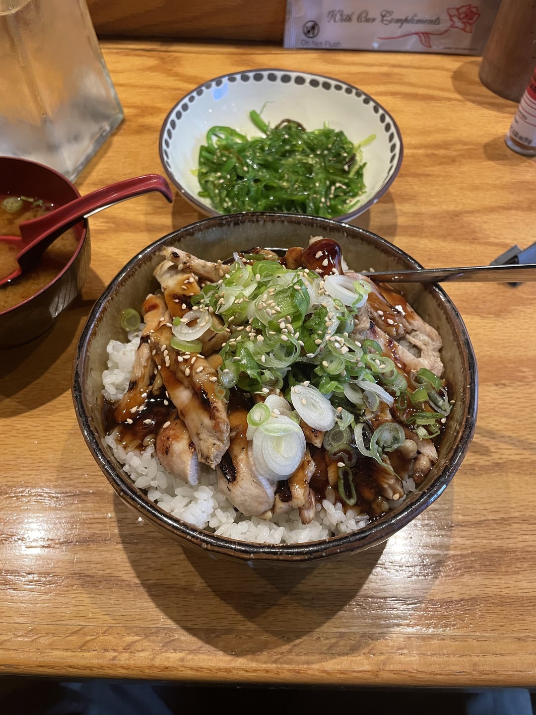 Calories in this teriyaki chicken rice bowl? Included pictures for size reference! Dining and