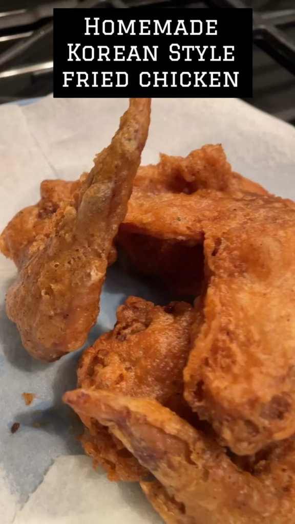 First time making Korean fried chicken