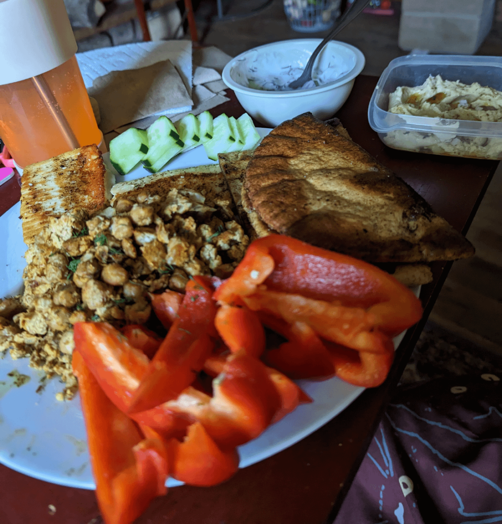grilling cheese & pita board 9/10