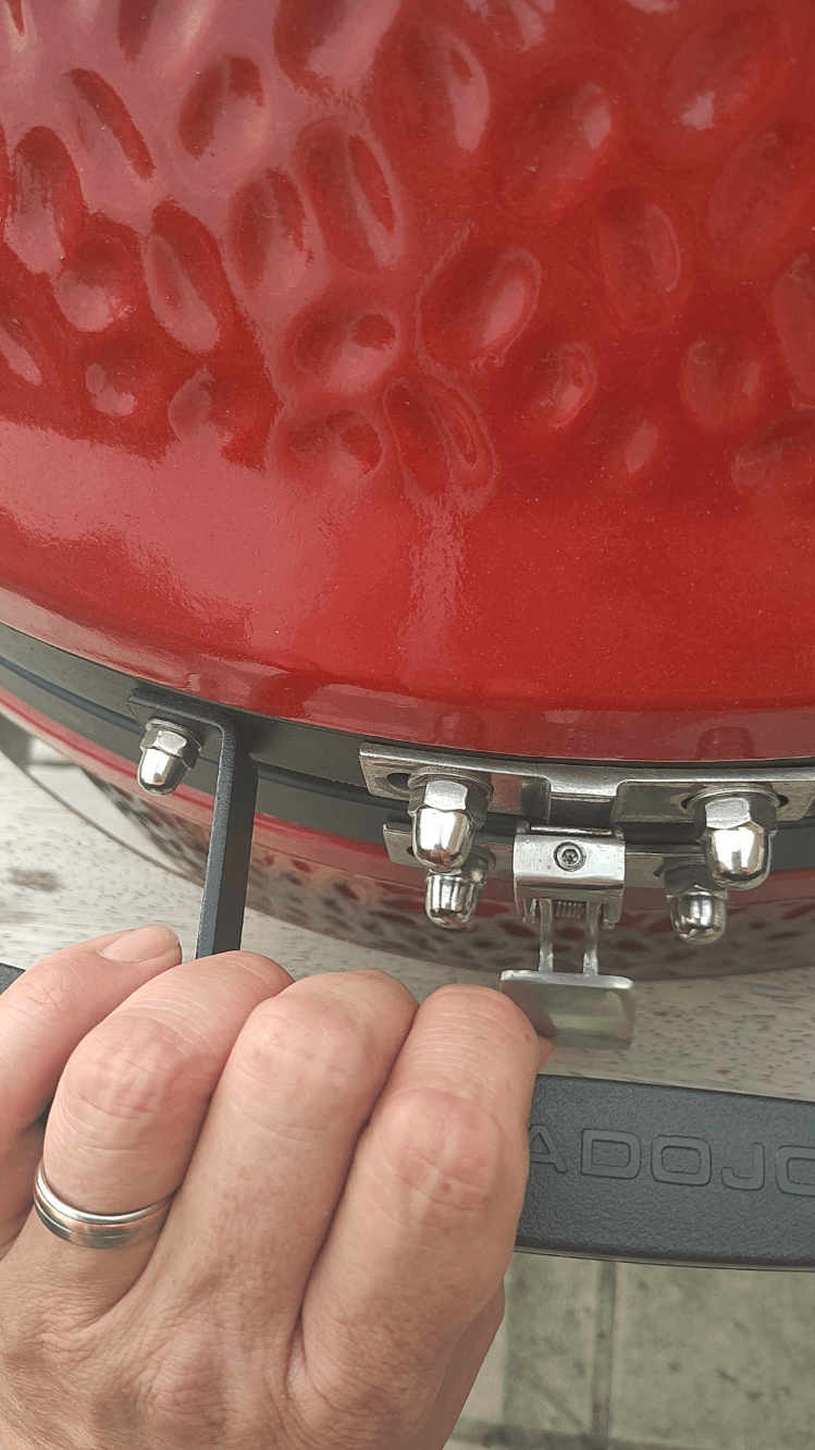 Saltimbocca a la Kamado.. grilled and smoked tomatoes, grilled courgettes and delicious veal