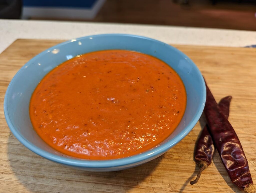 Salsa de Chile Puya/Chile Pulla with Tomatoes