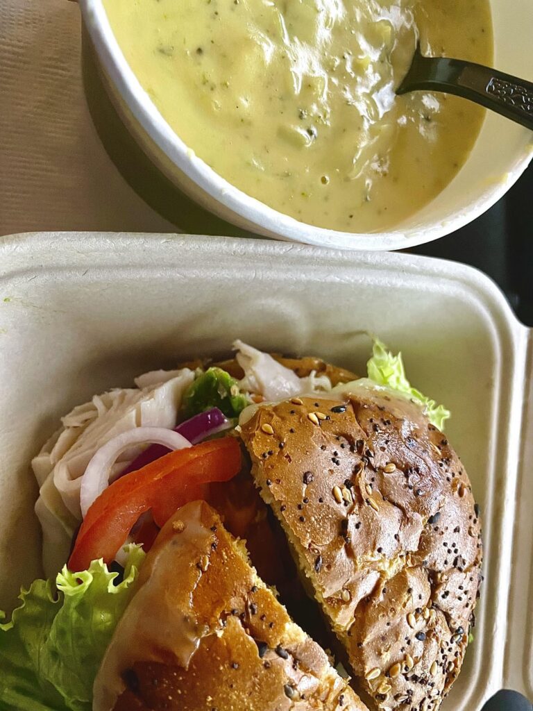 An intimate moment with my Jason’s Deli sandwich