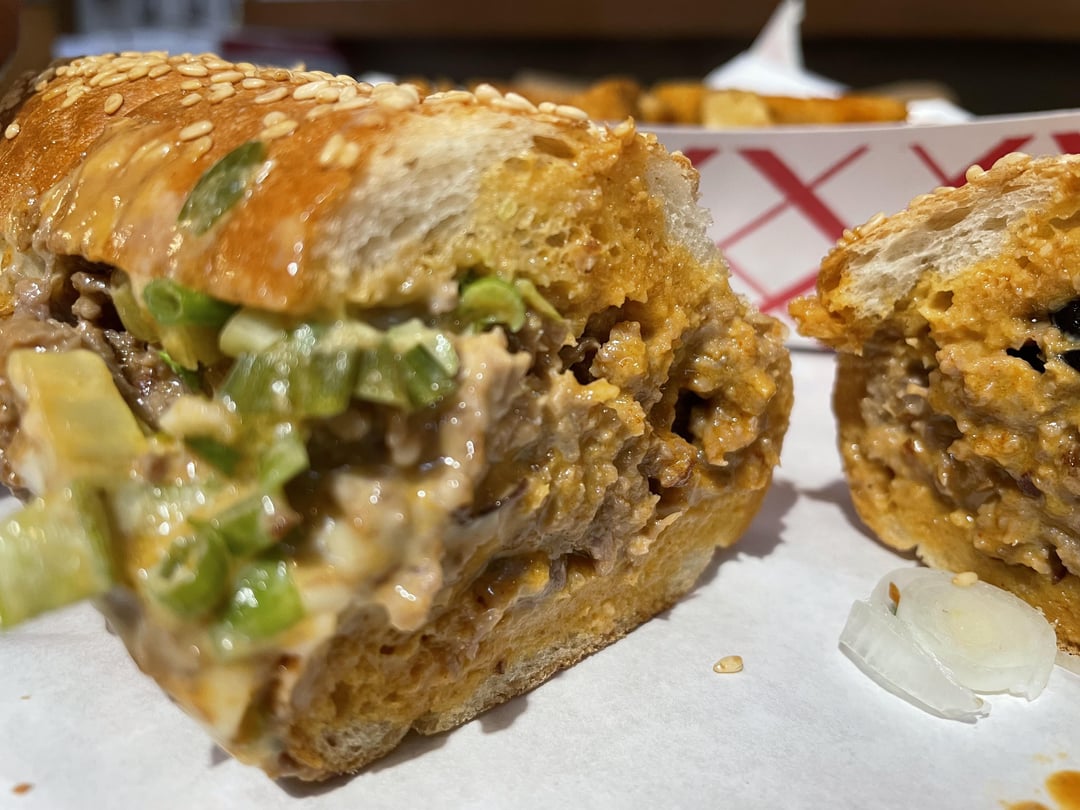 Korean cheesesteak from Fred’s meat and bread in Atlanta Dining and