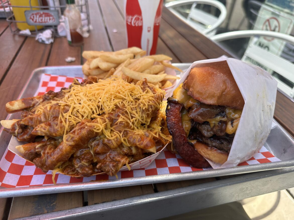Burger and fries from my local Burger spot