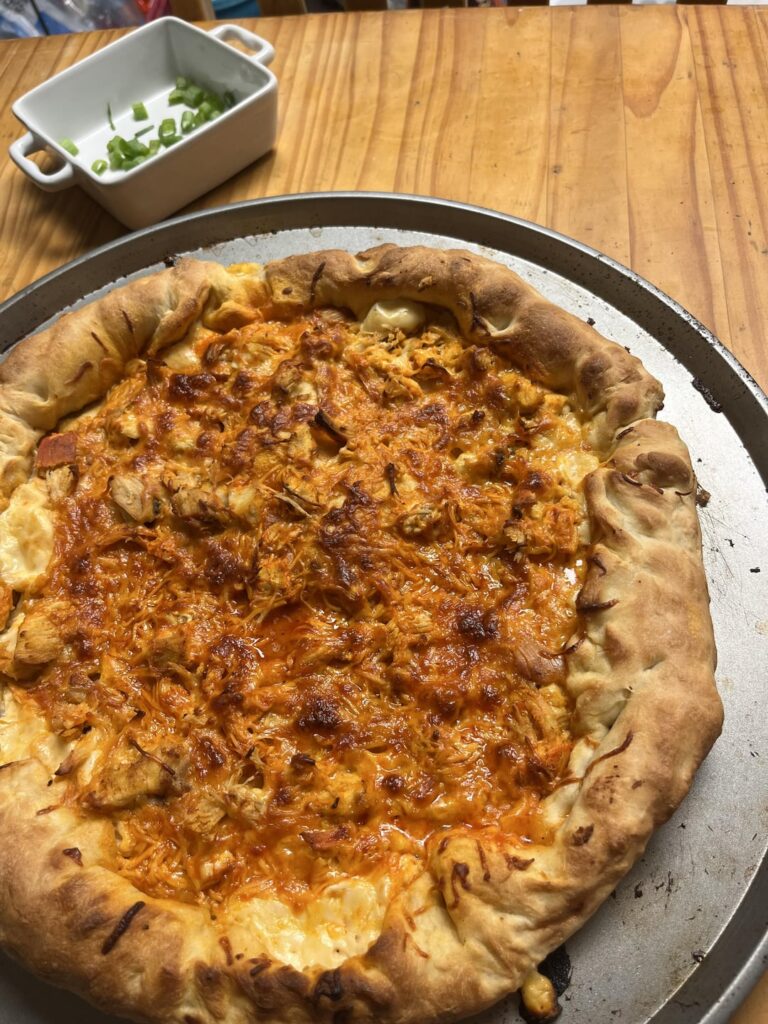 stuffed crust pizza @ home.