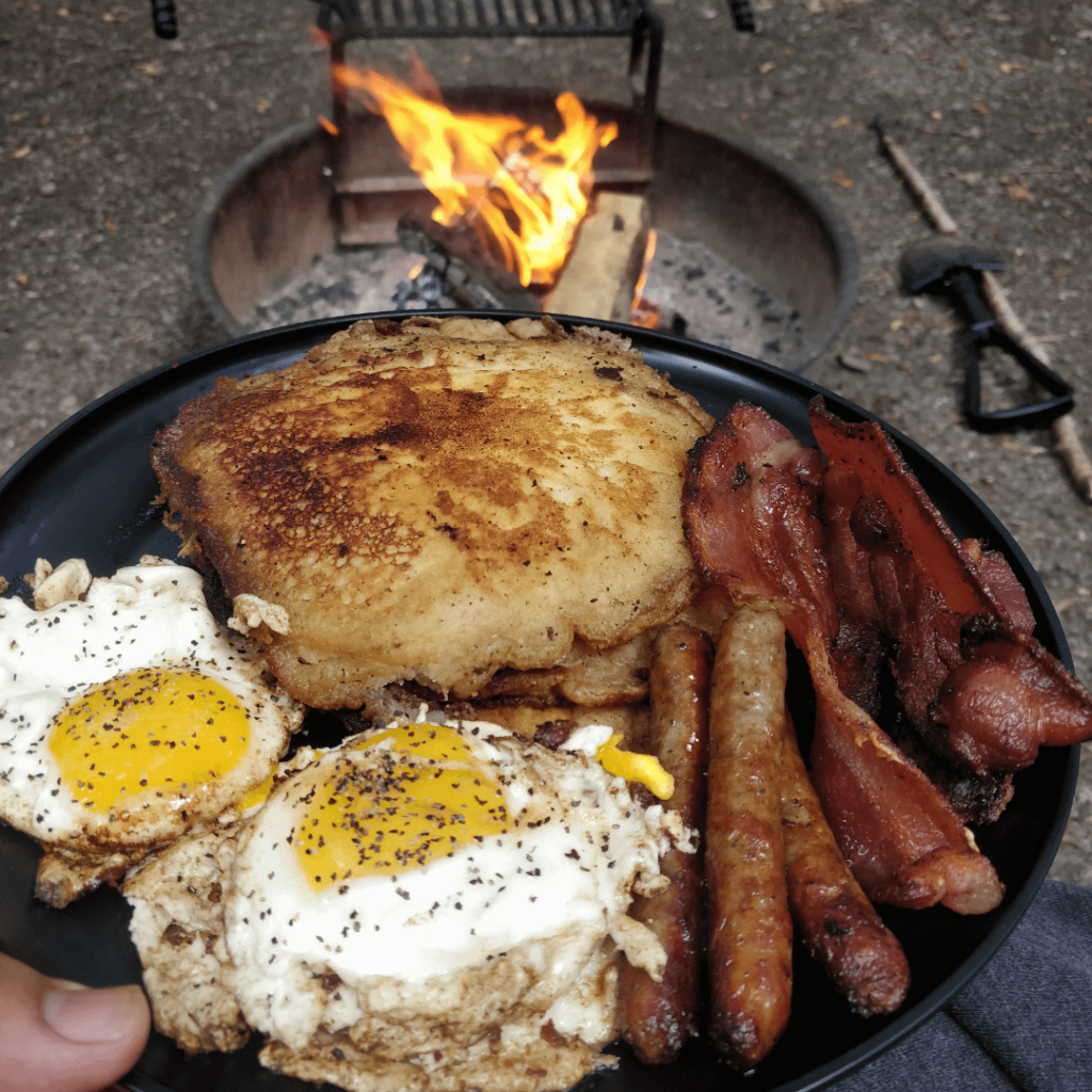 Last day of camp breakfast, a family summer tradition