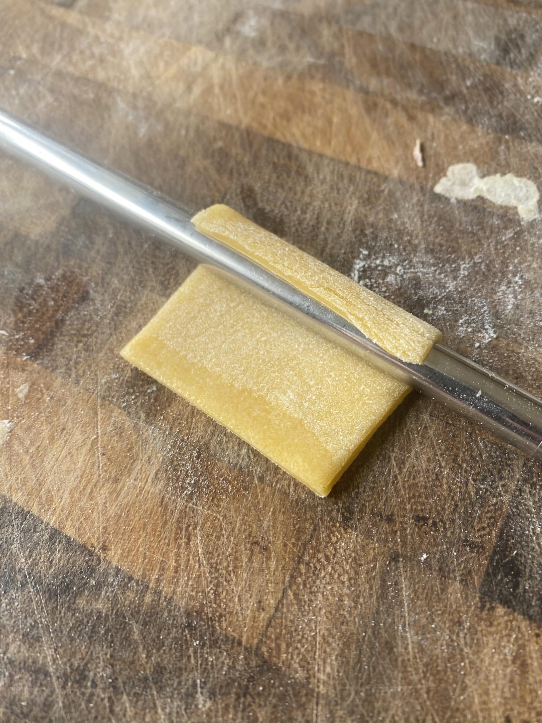 First time making pasta. Hand made rigatoni, no pasta machine. Dining