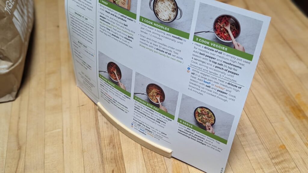 3D printed a recipe card holder.