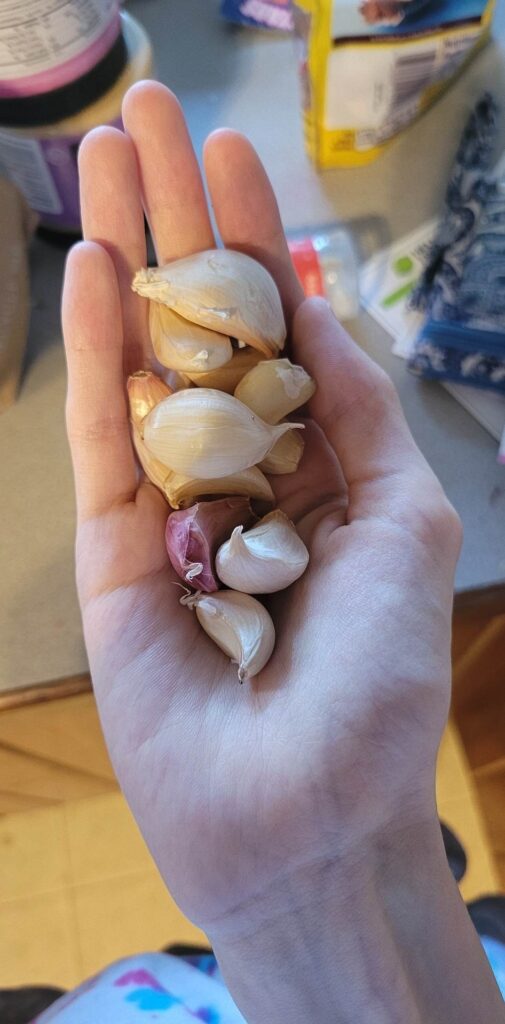 Hello Fresh: "use one clove"