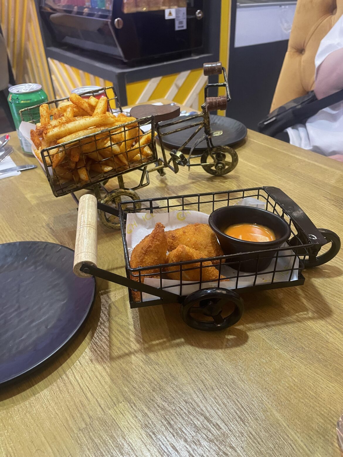 It tipped over every time you tried to put one on a fork…..