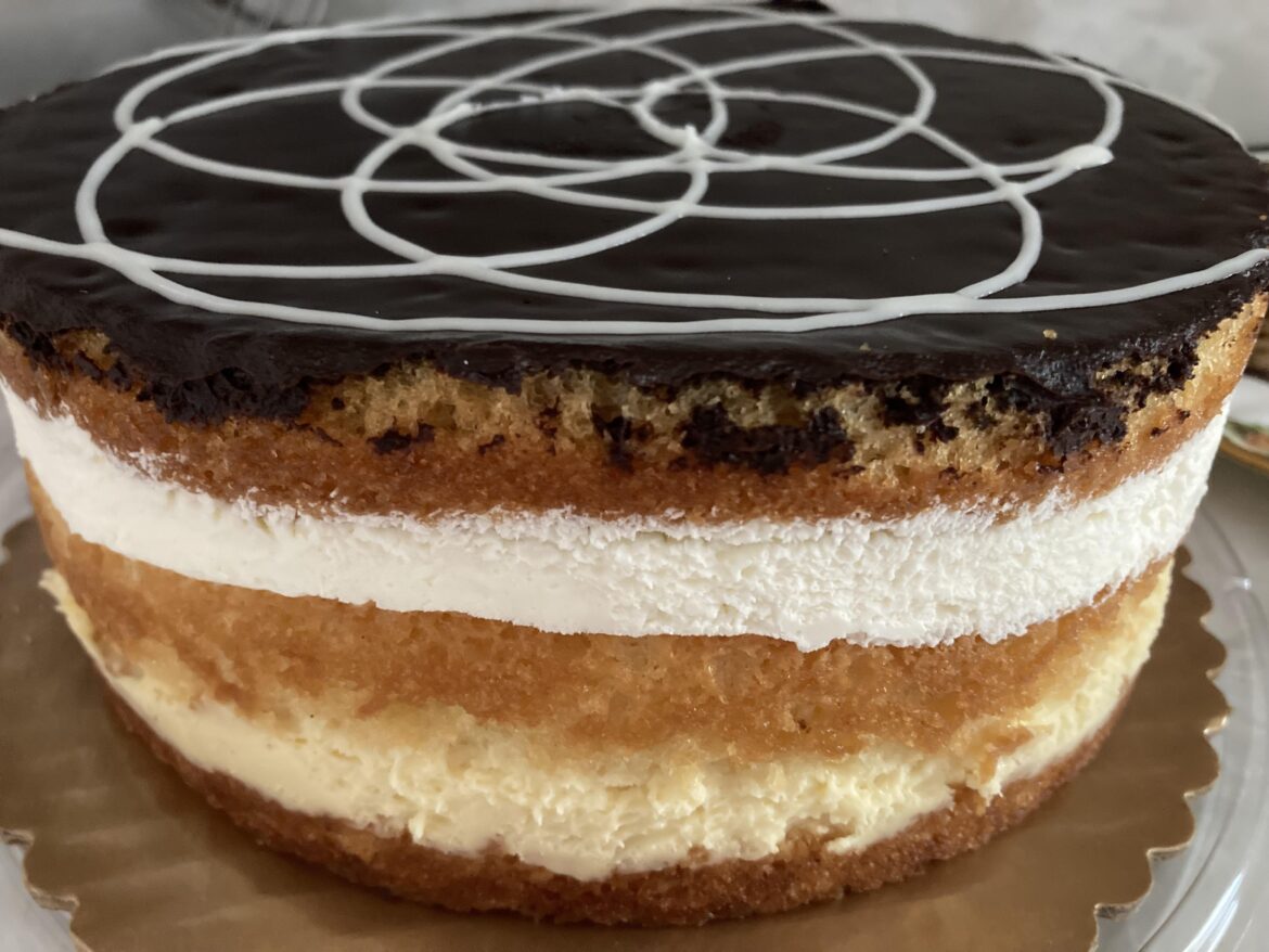 Boston Creme Layer Cake