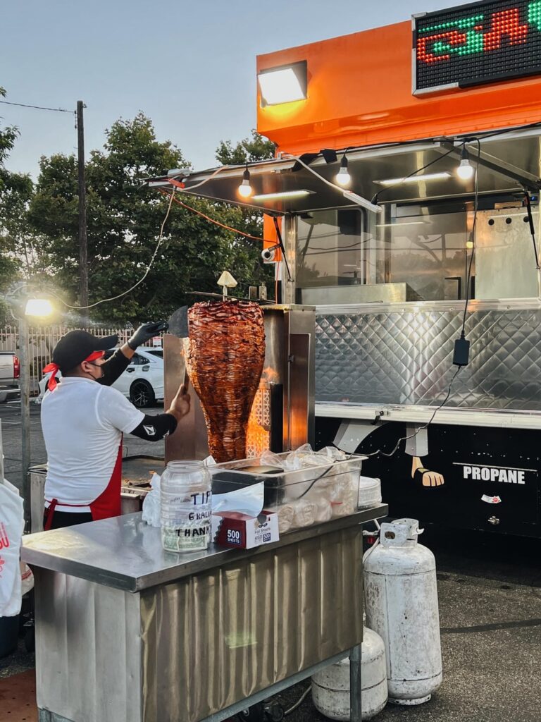 Leo’s Tacos off La Cienega >>>