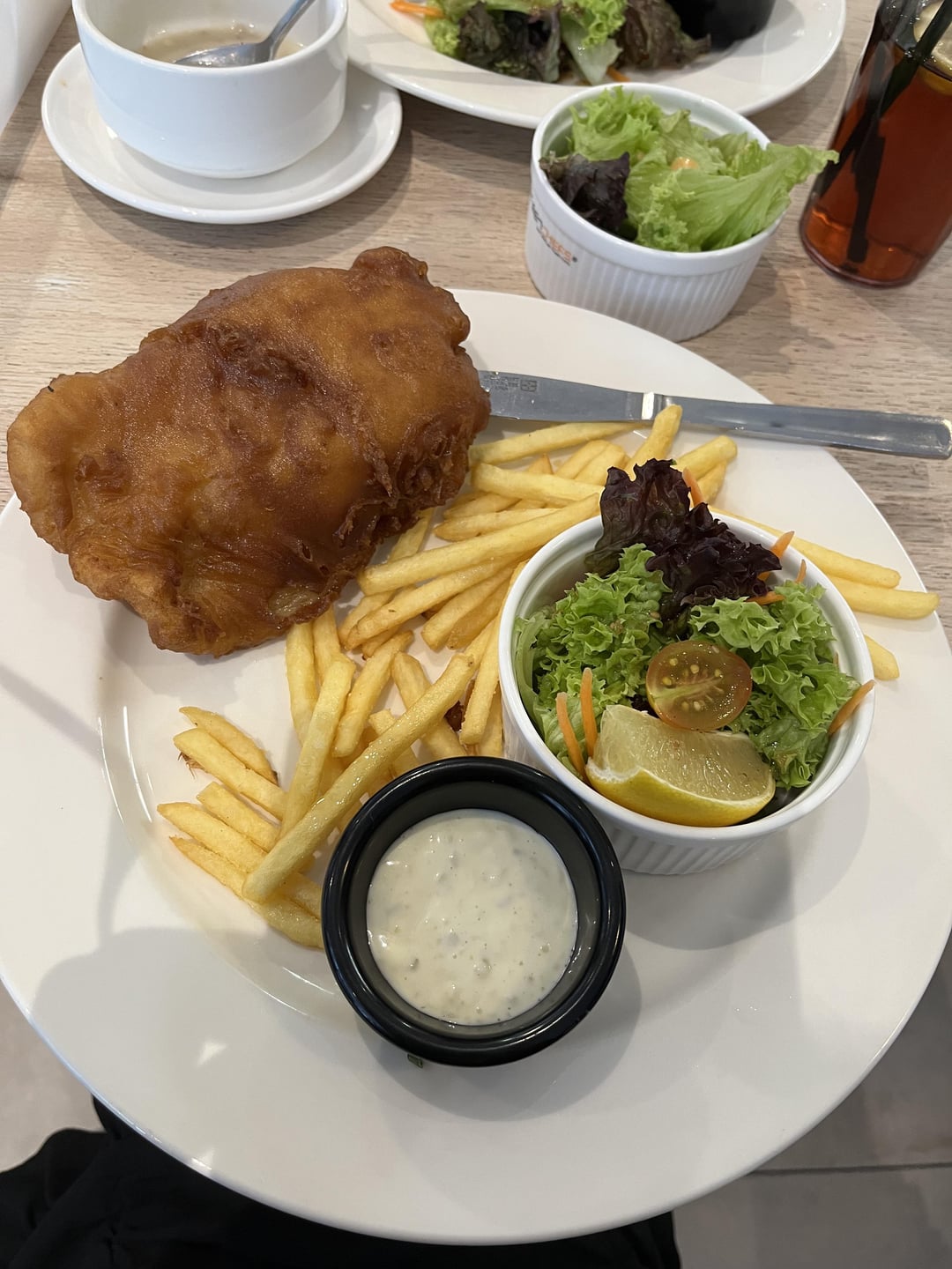 Estimated calories in this fish & chips? Dining and Cooking