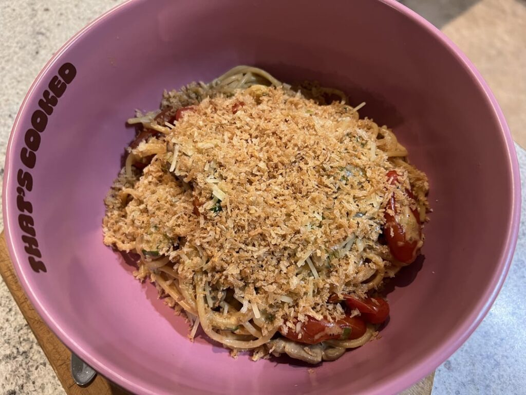 Anyone else just pile on the pangrattato? Card in second image.