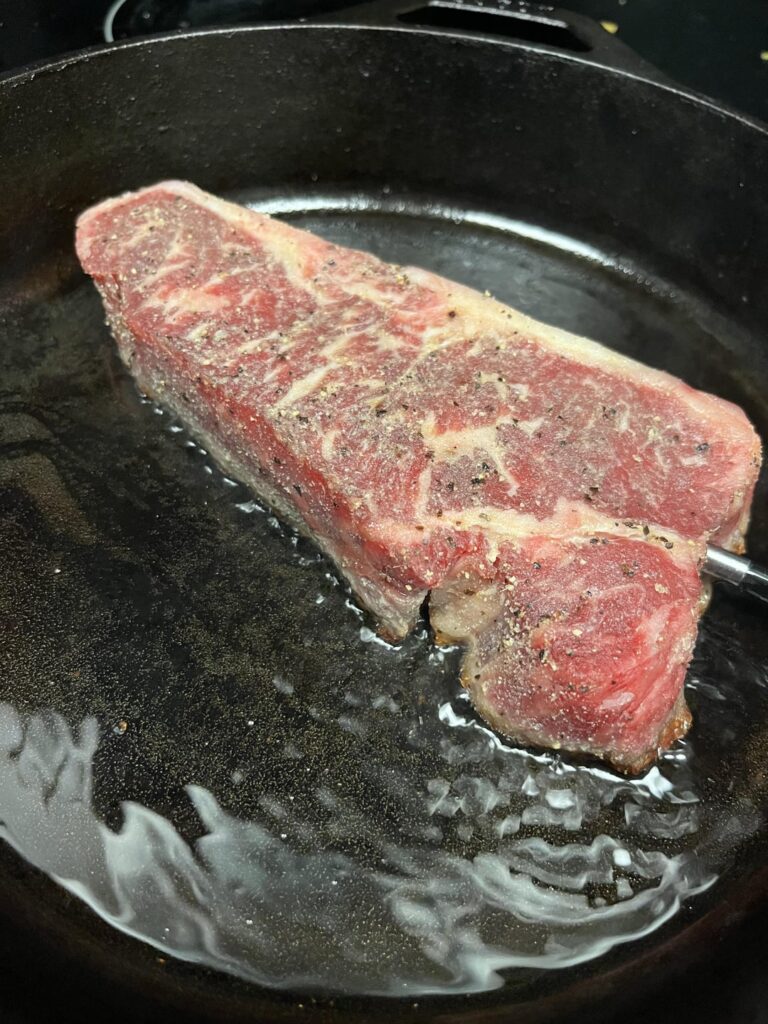 [CONTROVERSIAL] New York Strip Fettuccini Alfredo For Breakfast