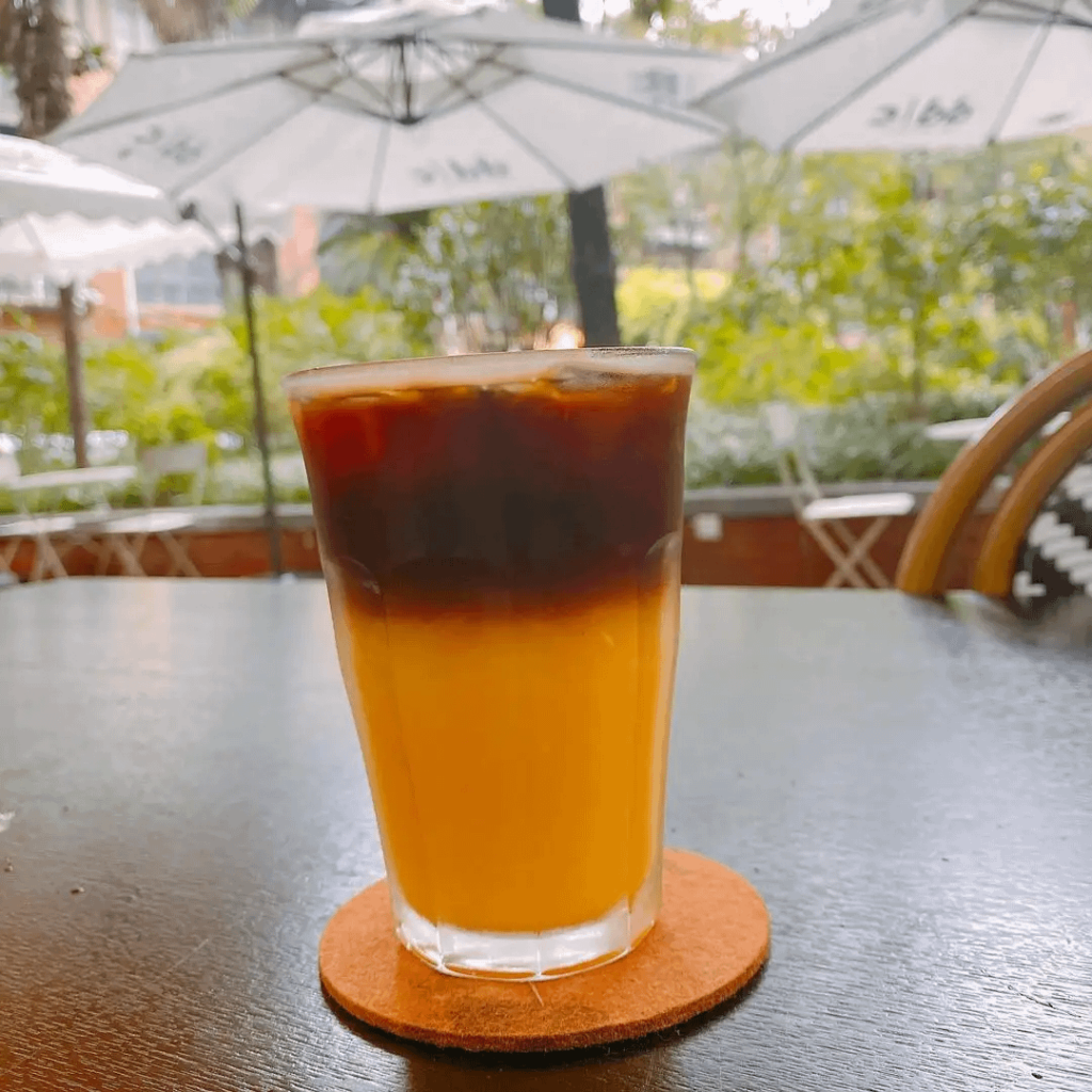 Orange C Americano, summer is in my mouth