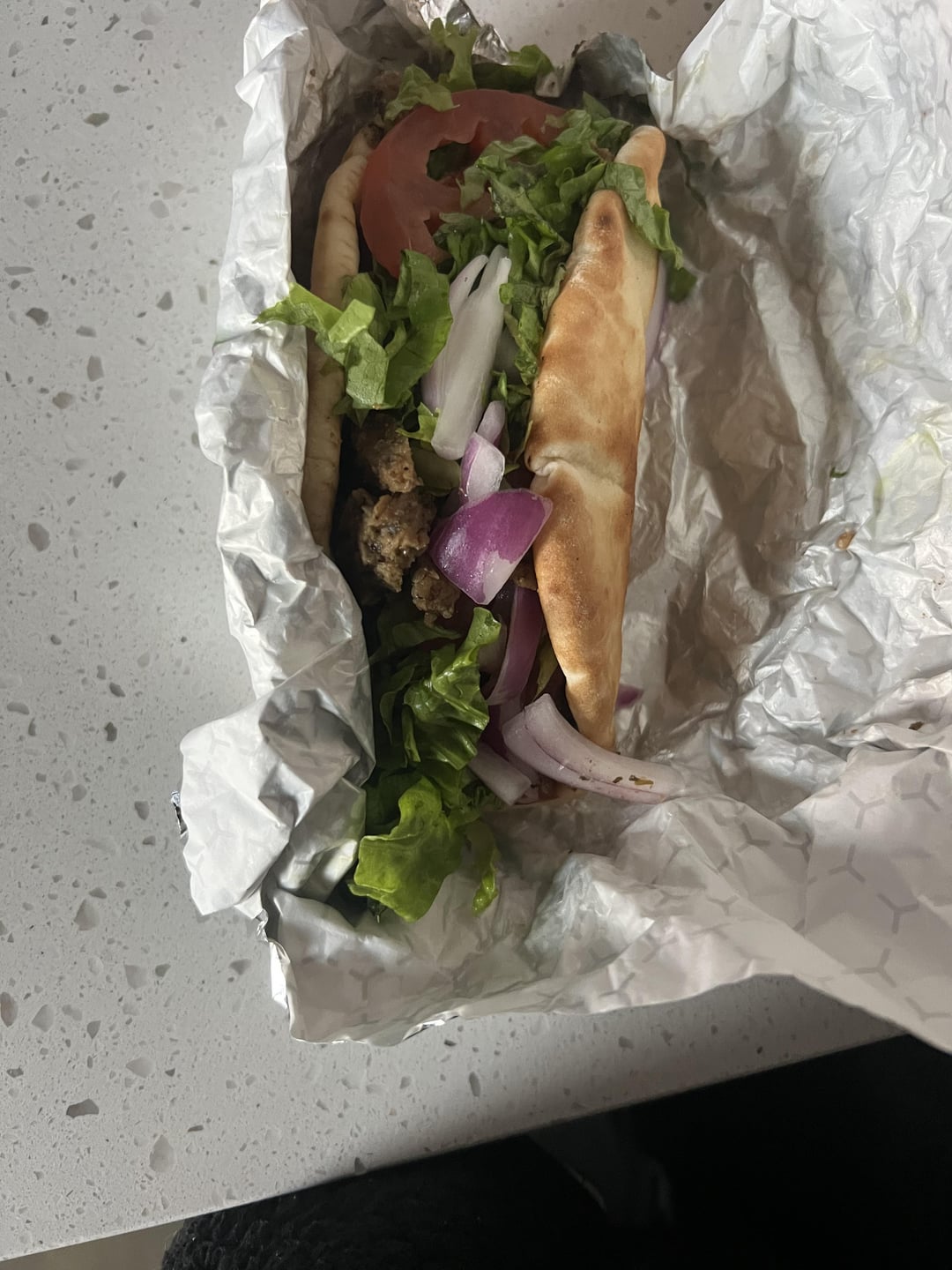 Calories in this vegan seitan “gyro”? Dining and Cooking