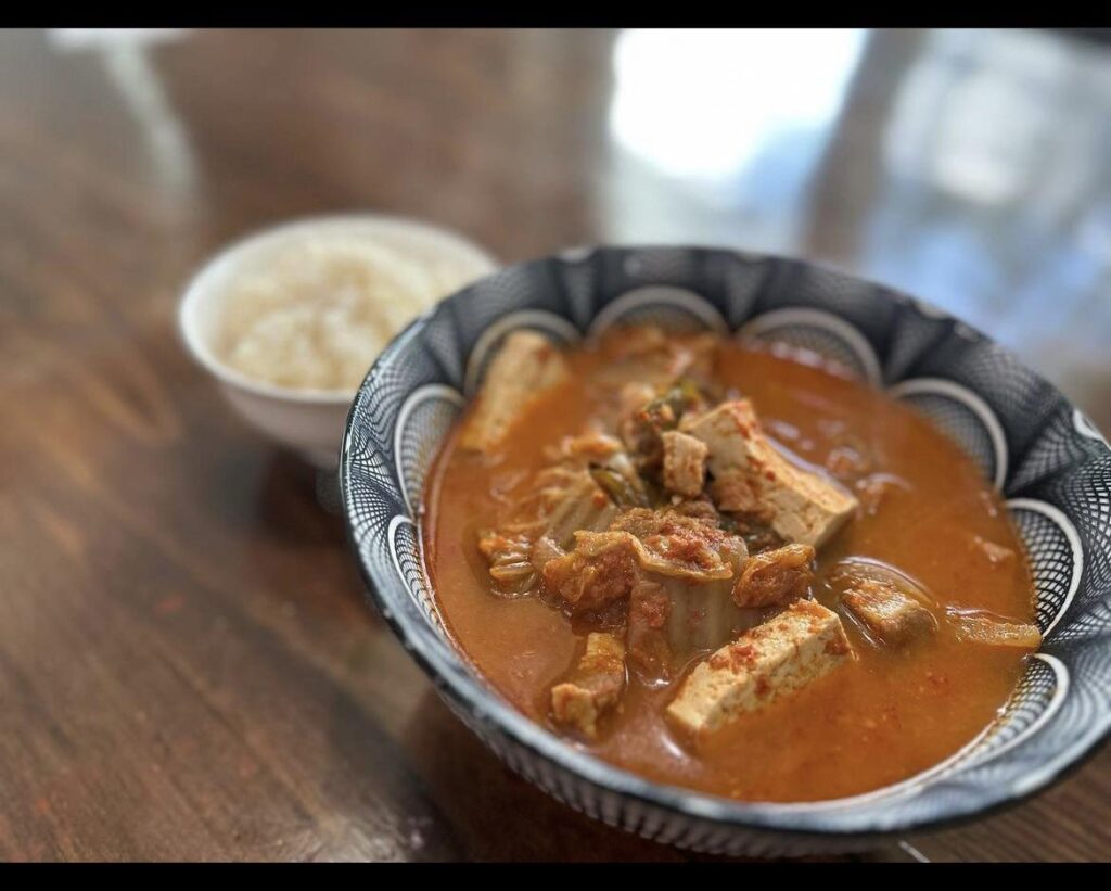 This kimchi stew tasted great