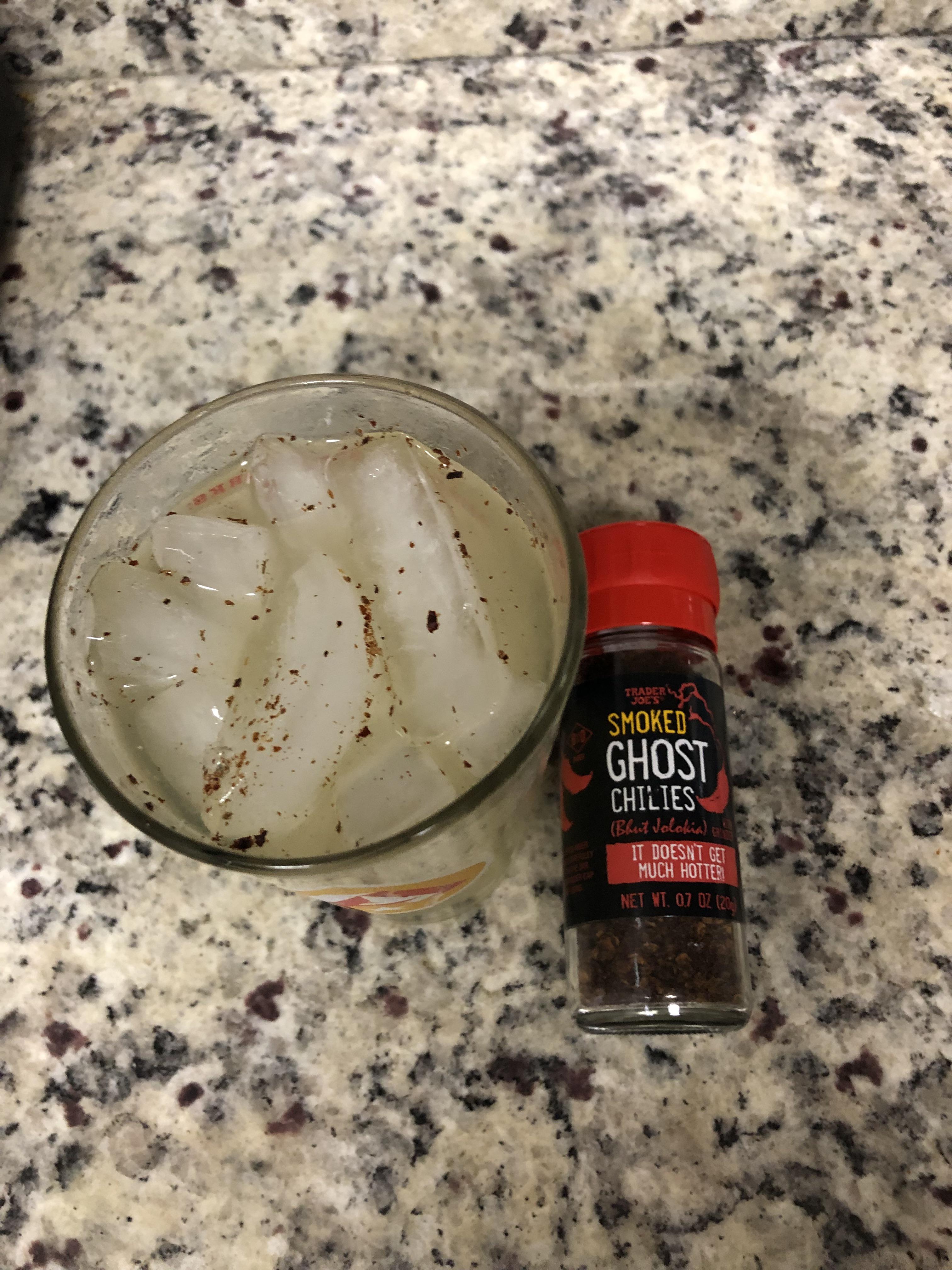 Margarita with Trader Joe’s Ghost Pepper Flakes Dining and Cooking