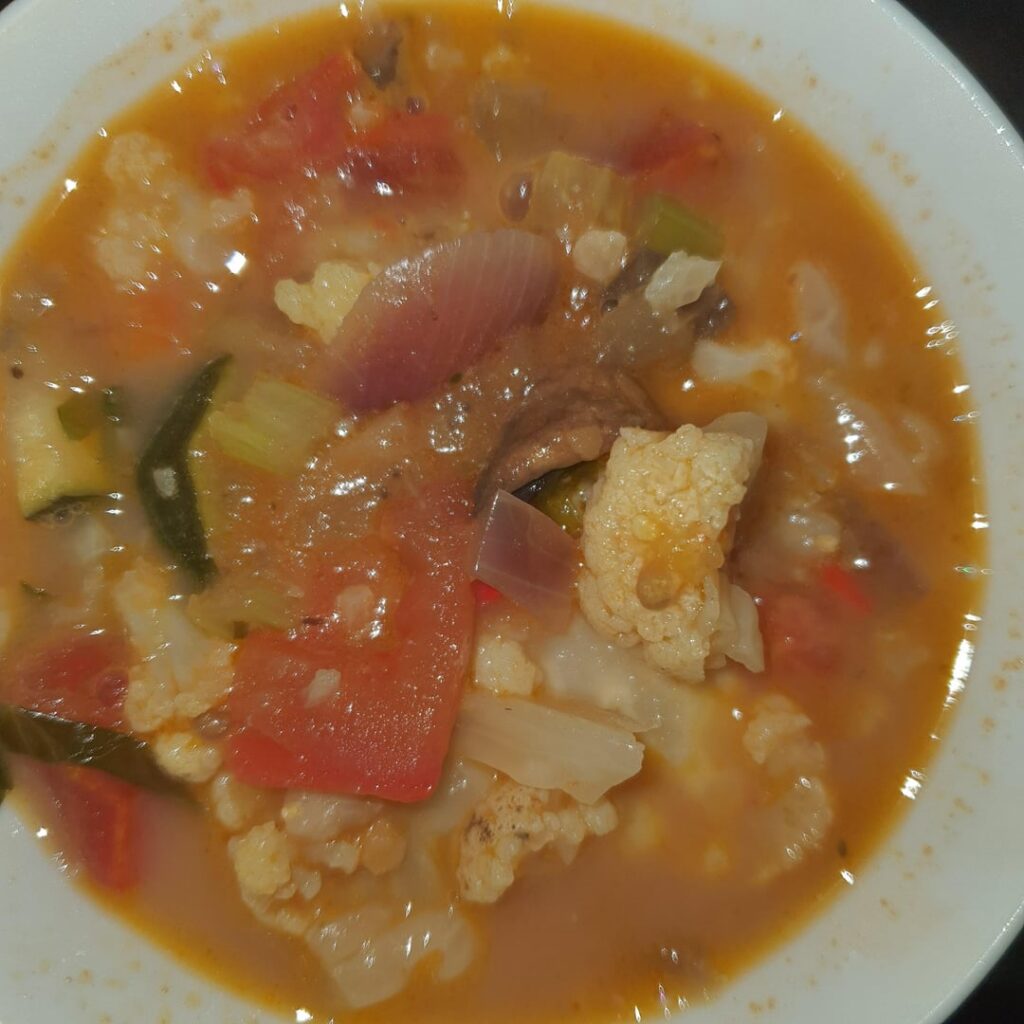 Vegetarian stew, spicy & yum