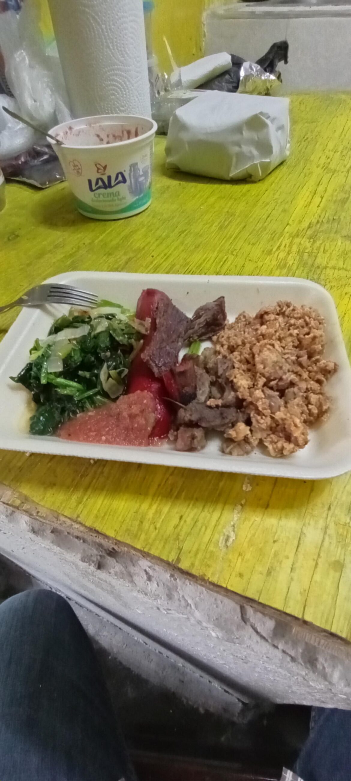 Almuerzo: guess the ingredients used