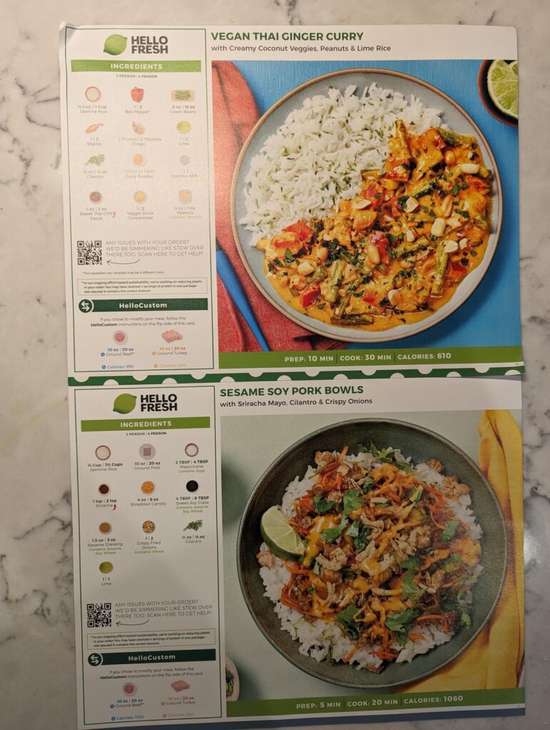 Combined two Hello Fresh meals into one and it was delicious!