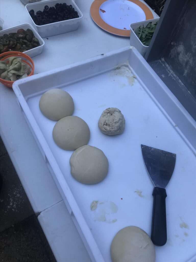 kcal in homemade pizza