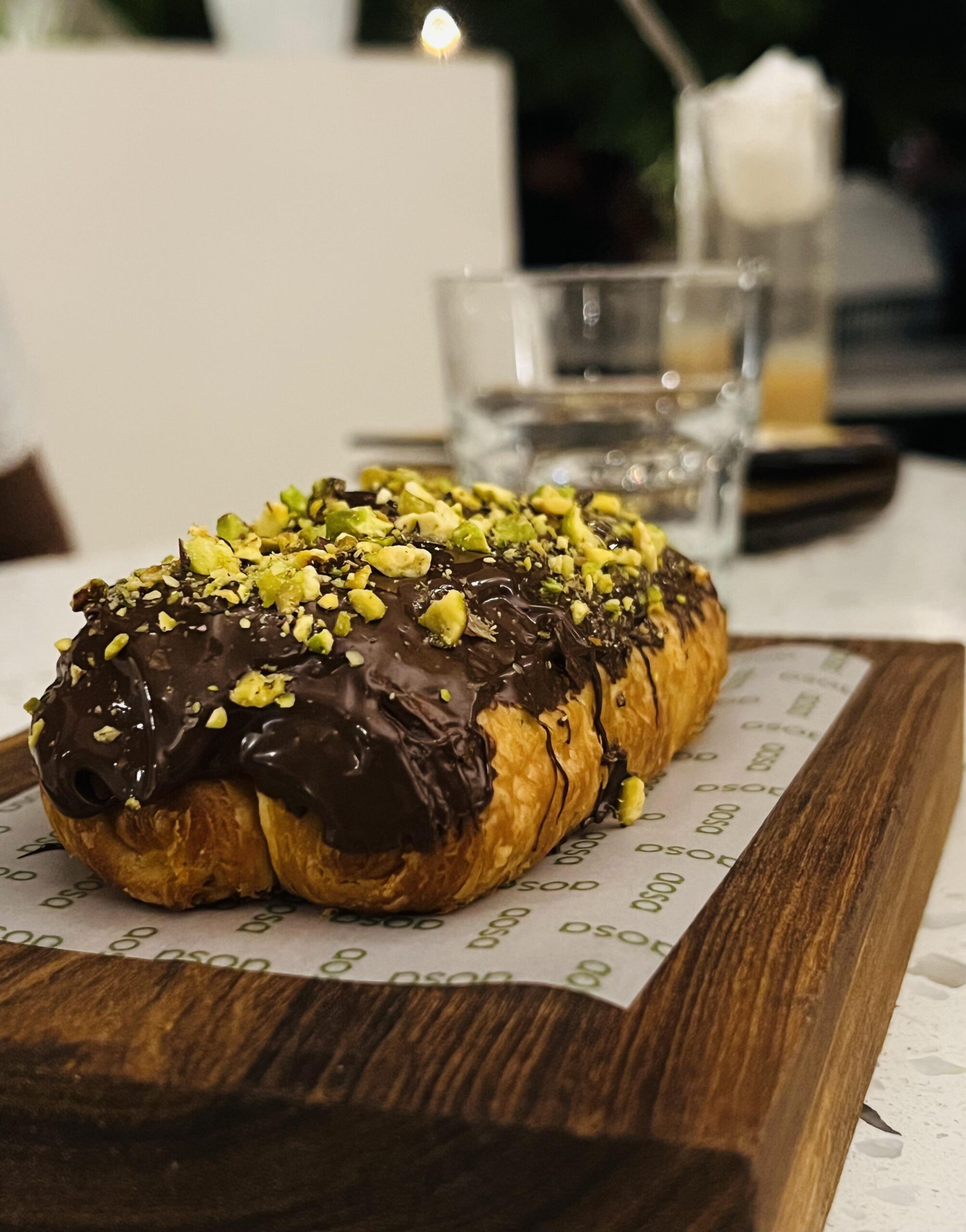 Pain Au Chocolat with Pistachios Dining and Cooking