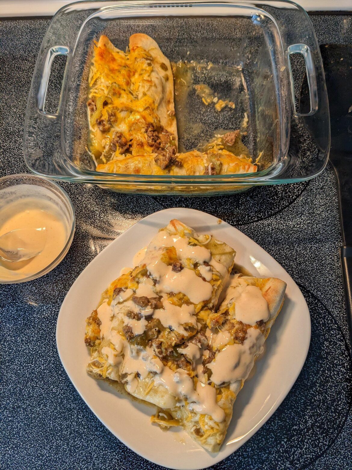 Beef Enchiladas Verdes