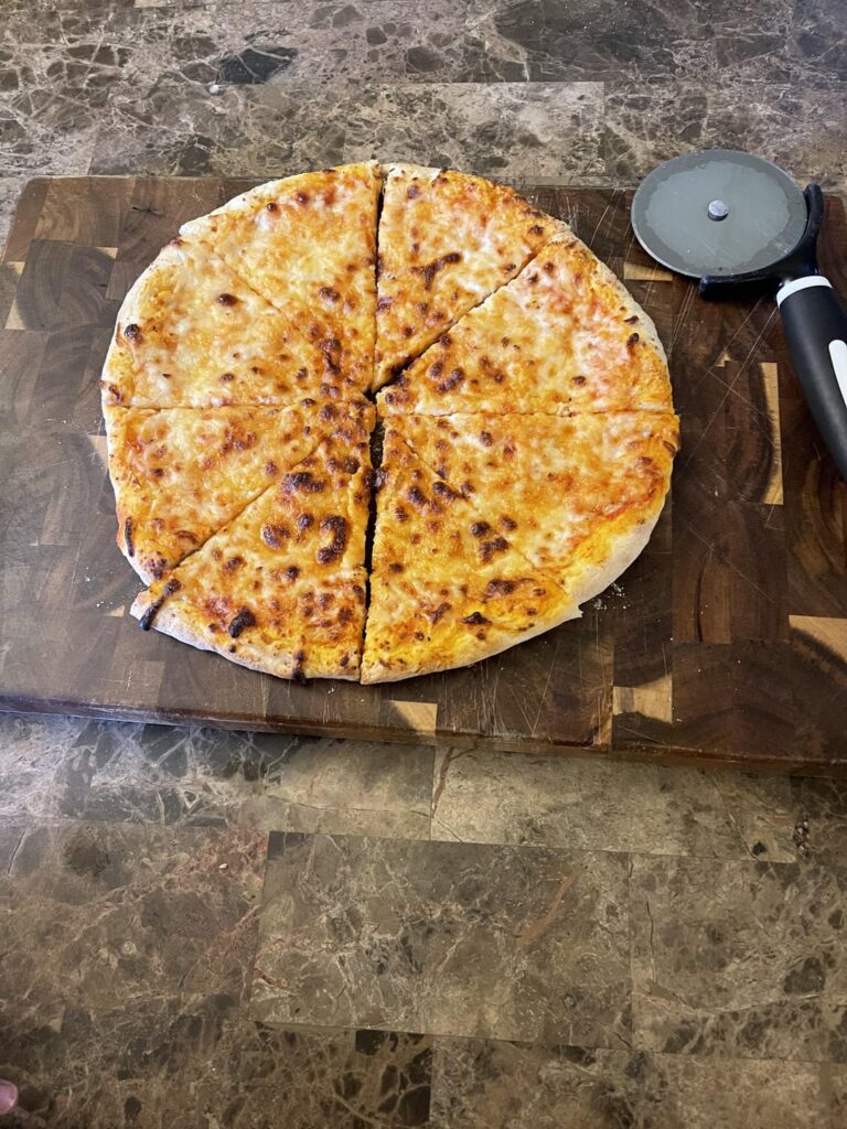 My very first pizza and the second pizza 😁