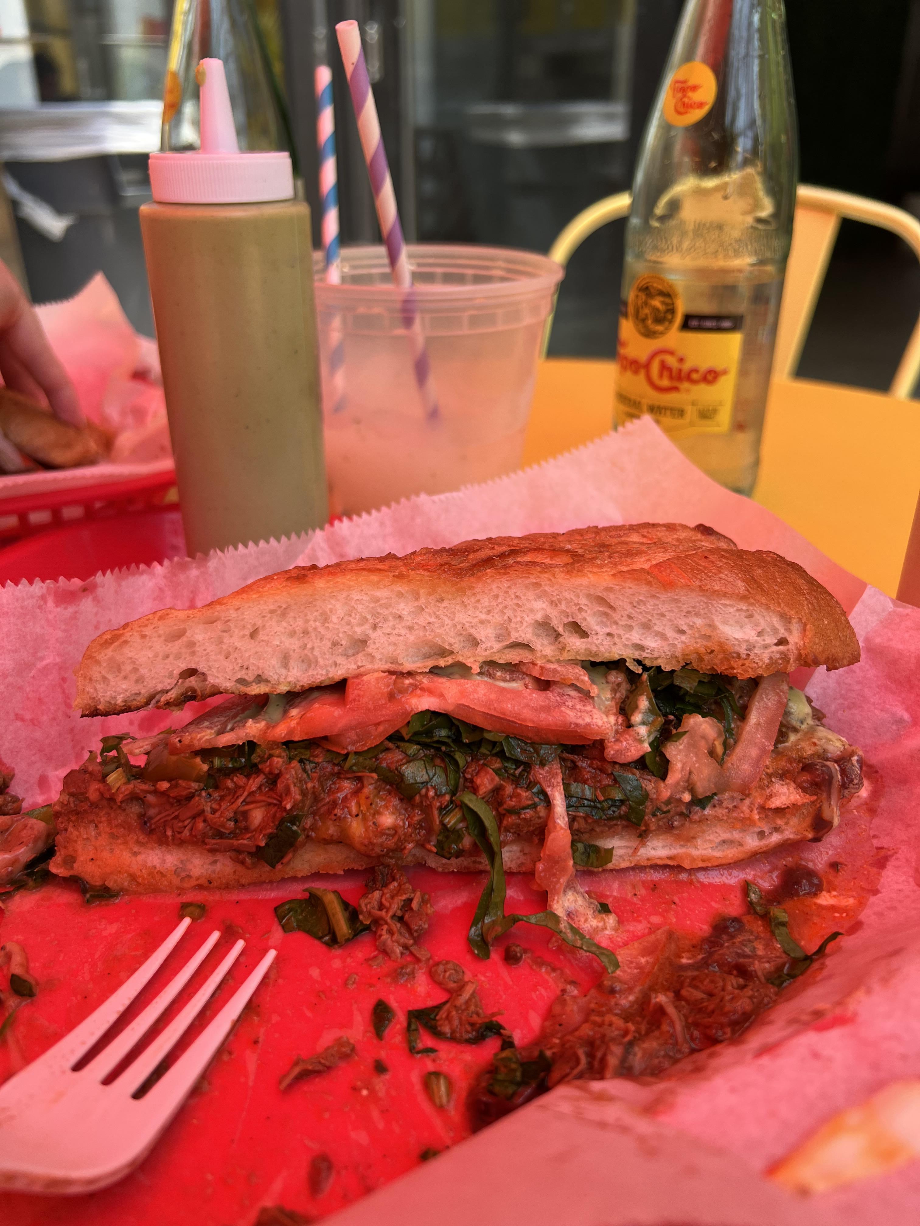 The ropa vieja at Omaricito's in on Fullerton is one of the best