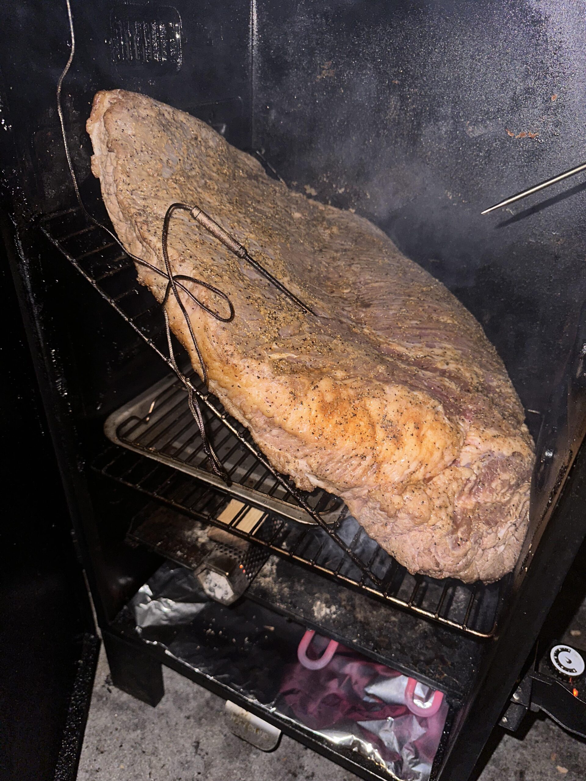 How to fit an 18 lbs brisket in an electric smoker Dining and Cooking