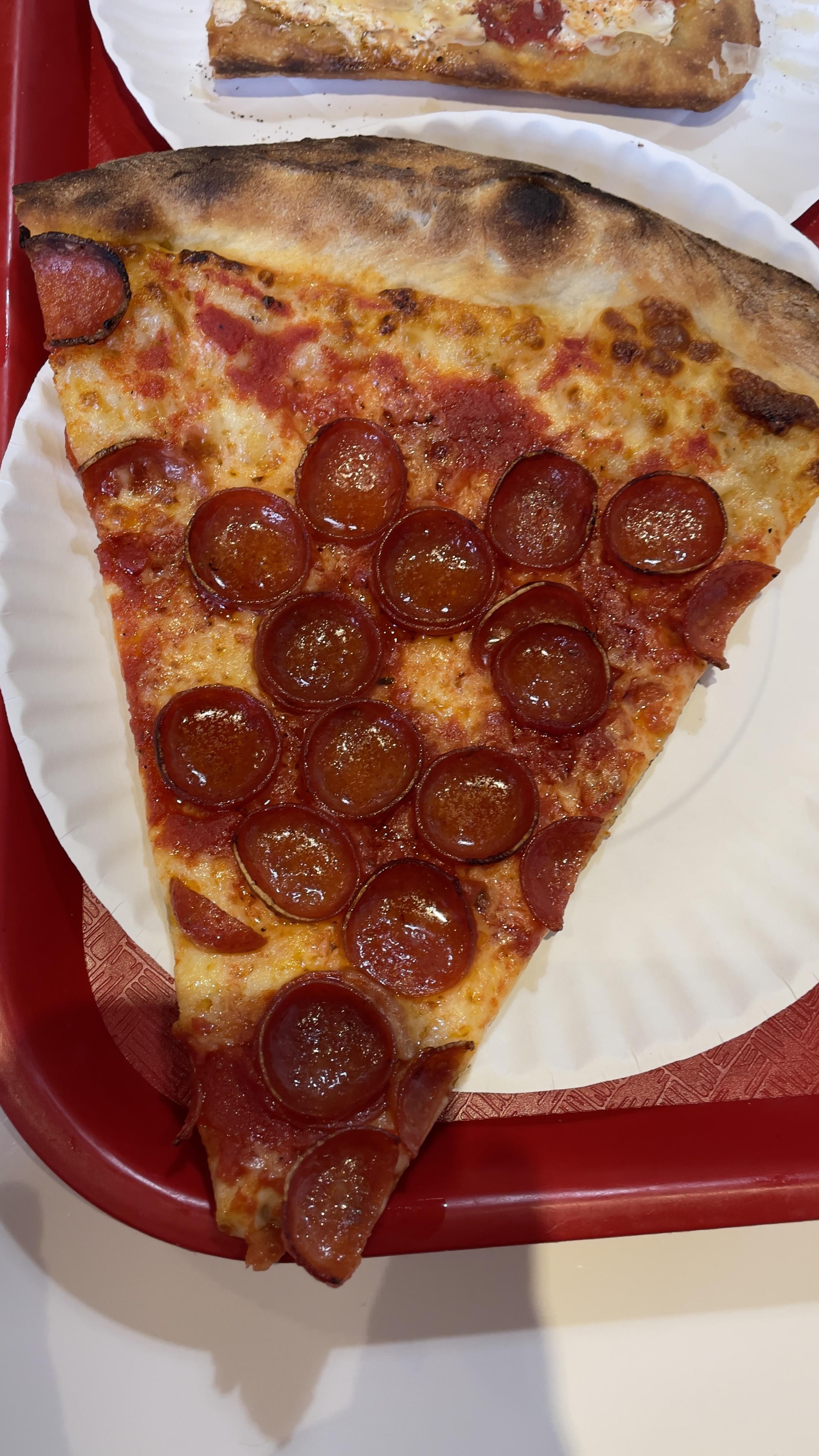 The last slice I got from Andrew Bellucci's Pizzeria in Astoria Queens