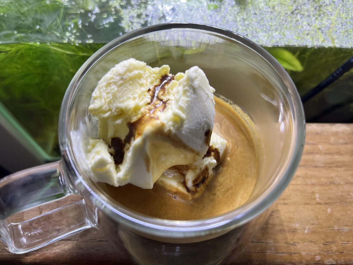 Affogato al caffè