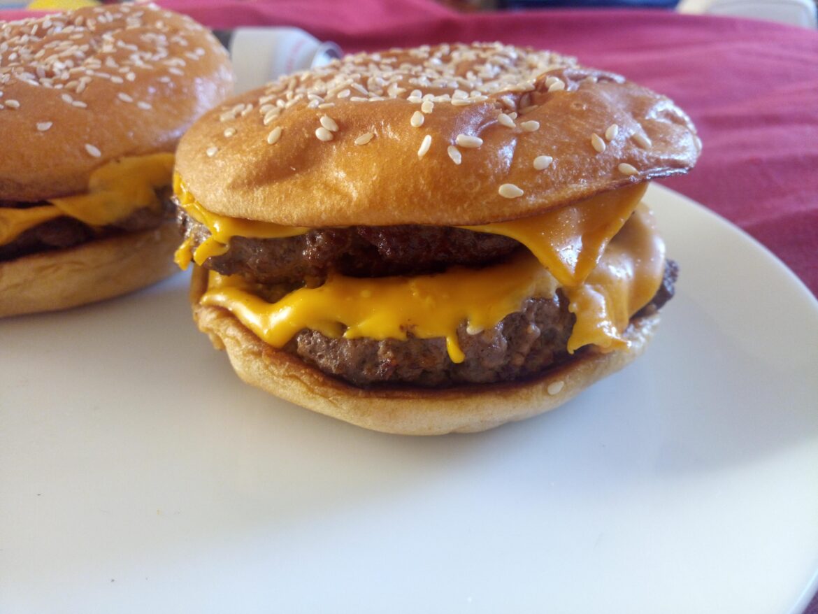 Tried to make a Five Guys style burger at home. I'm 14, how did I do?