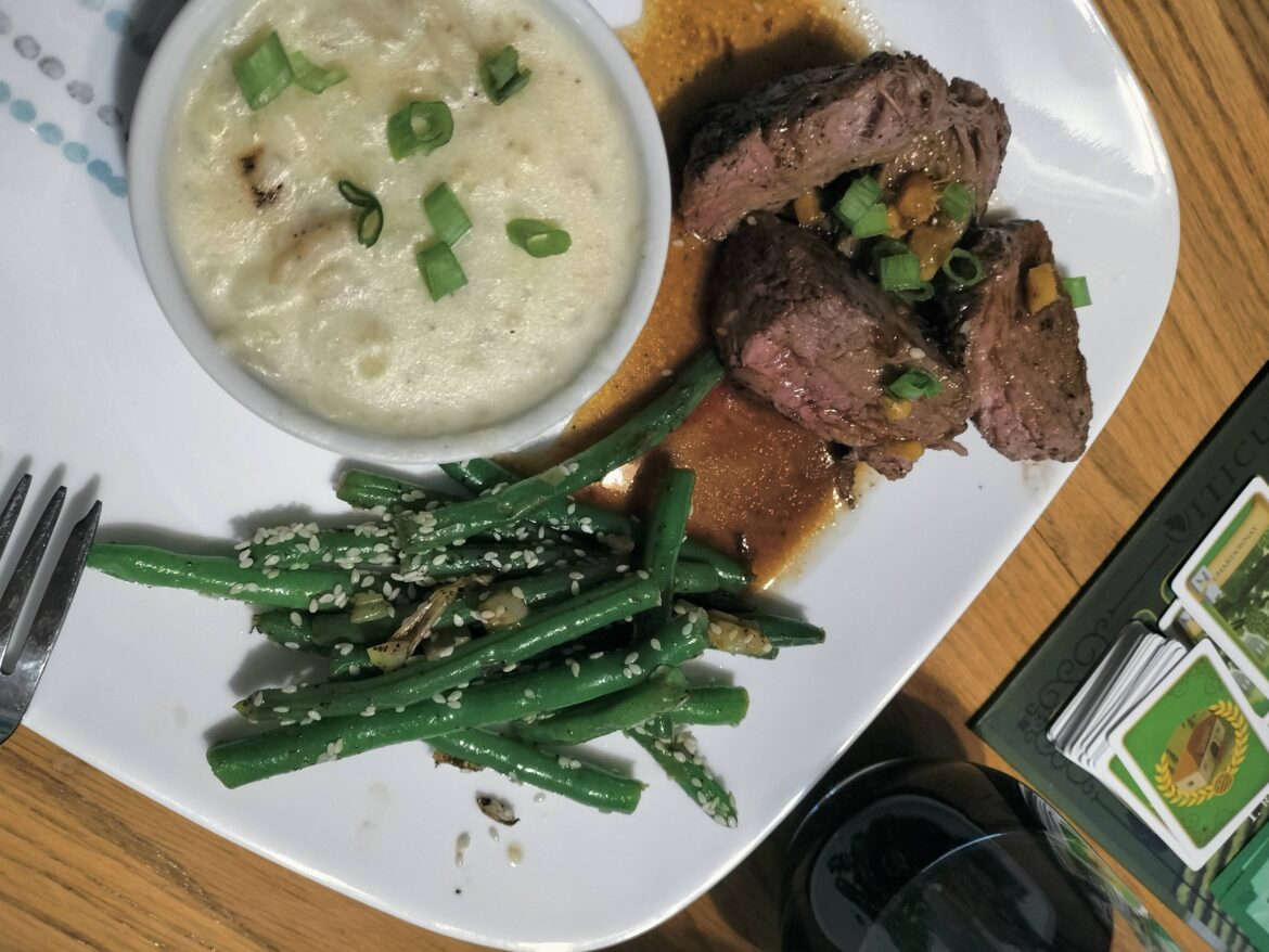 Tried a premium meal...soy ginger beef tenderloin