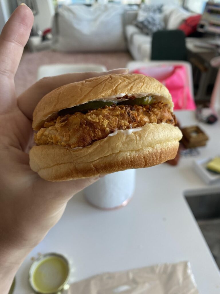 244 Calorie Spicy McChicken - I am OBSESSSSED