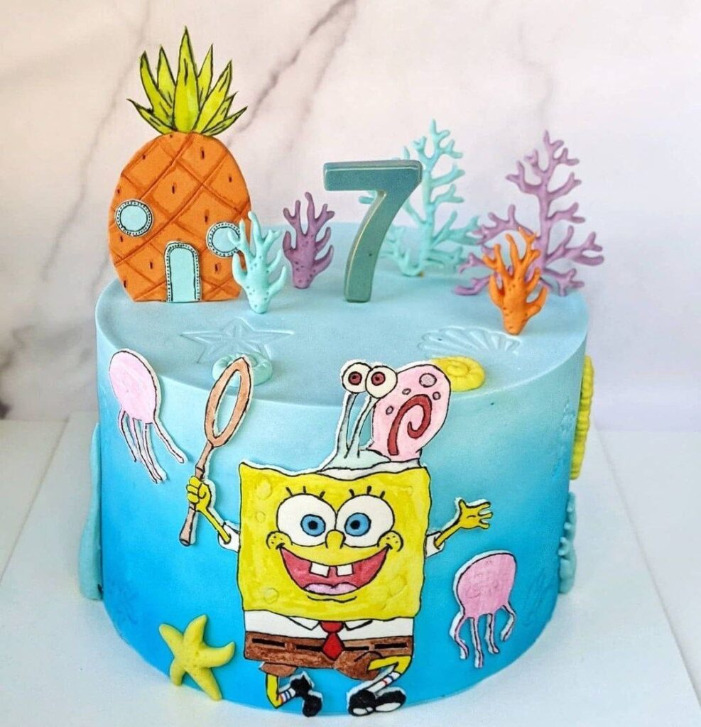 SpongeBob birthday cake