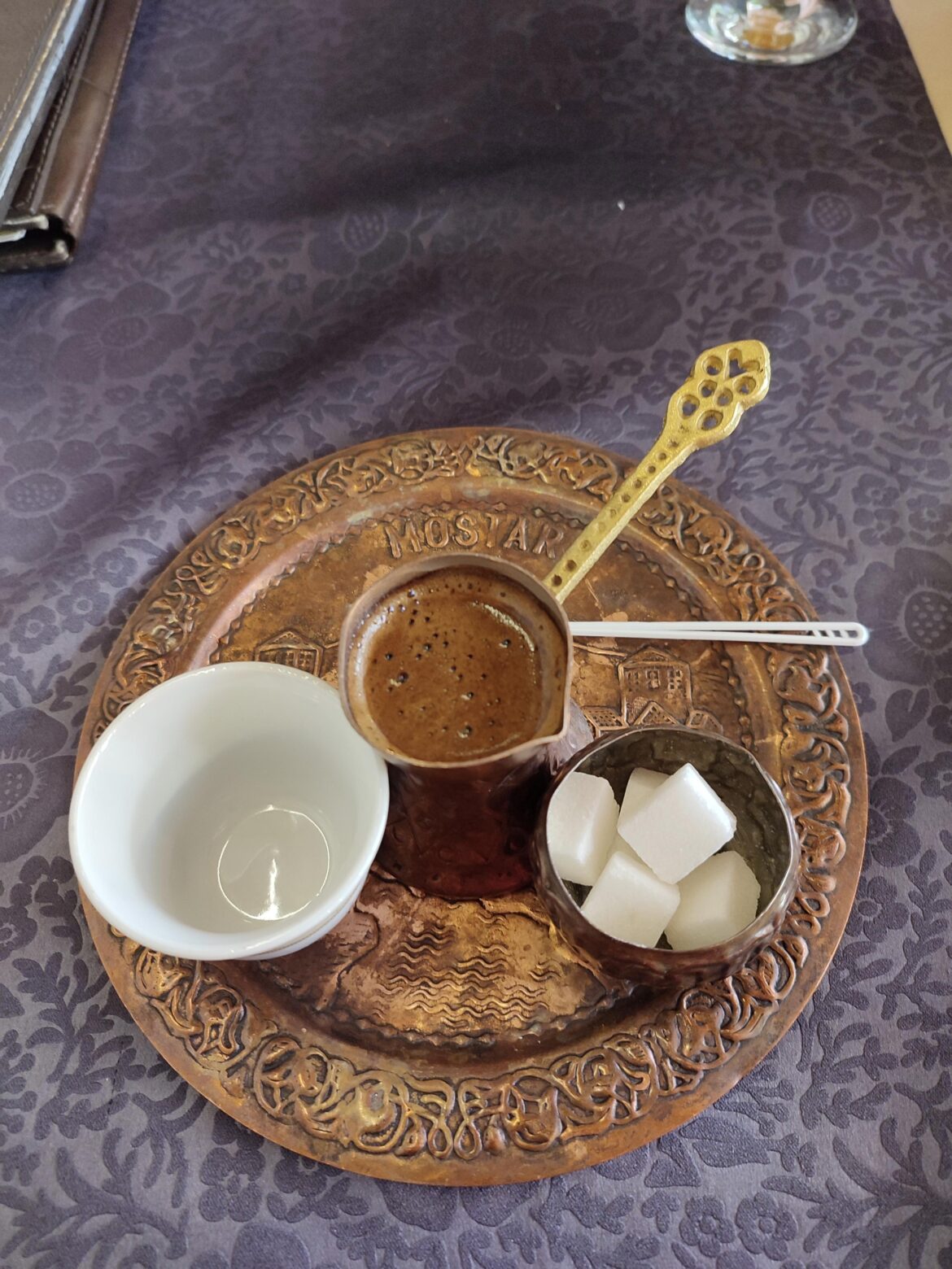 This is a traditional coffee in my country.