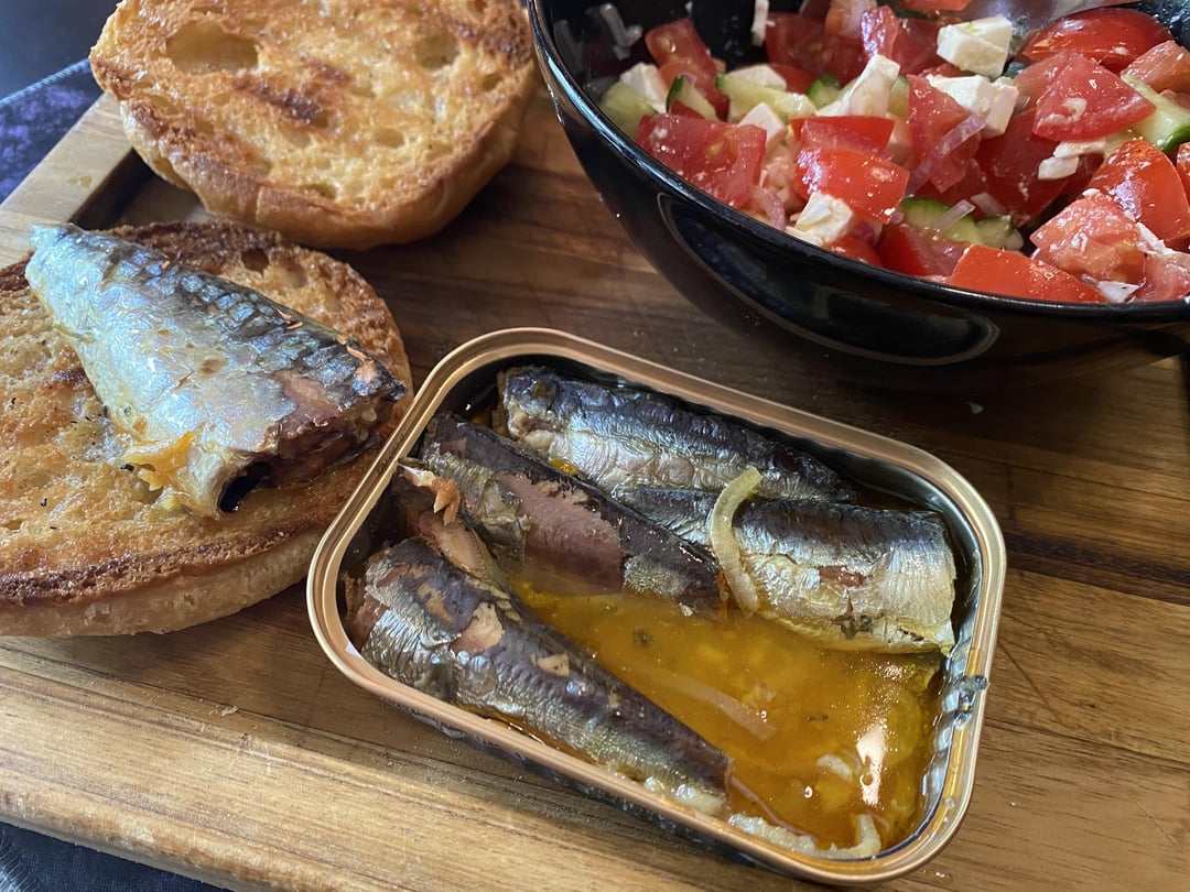 Candied citrus peel sardines, by Pointe de Penmarch. Slide to see the Deens 🐟 Dining and Cooking