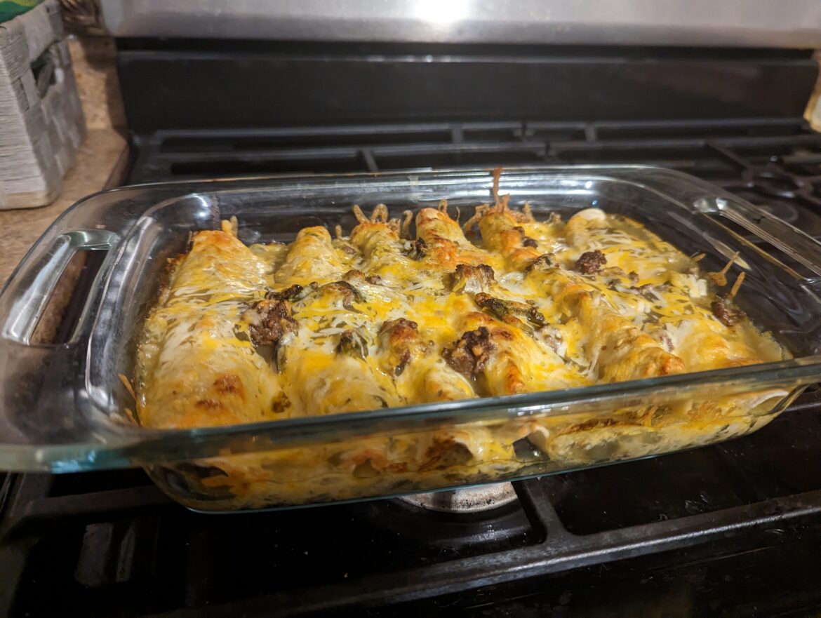 beef enchiladas verde 5/10