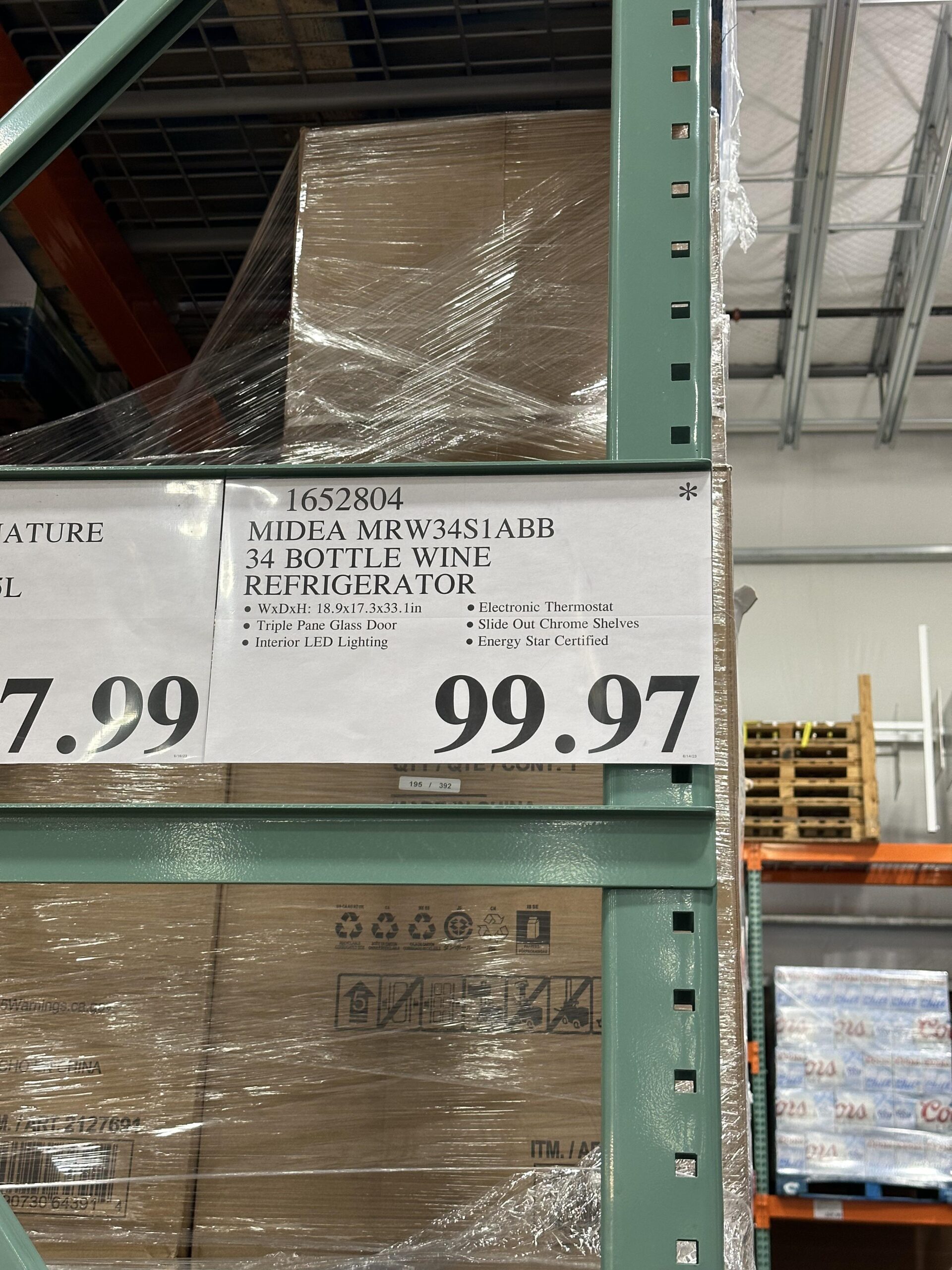34 Btl Wine Fridge 99.97 at Costco YMMV Dining and Cooking