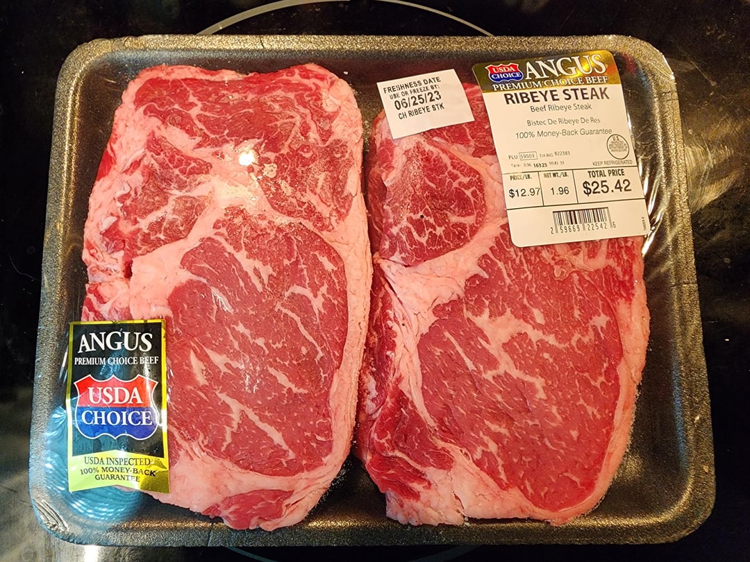 I fornicates with Walmart ribeye. Dining and Cooking
