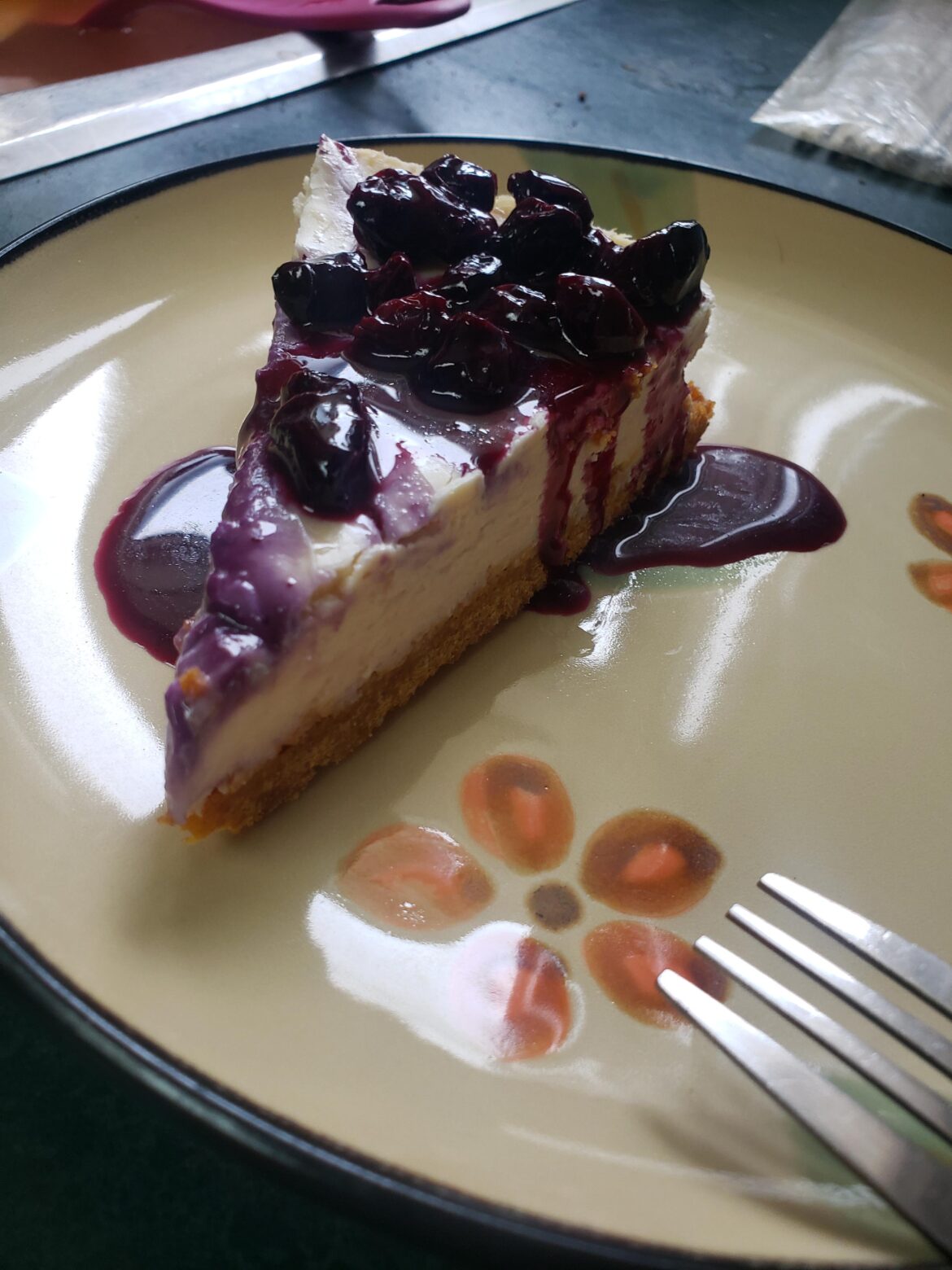 Some Blueberry Cheesecake